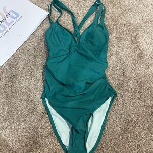 Green Cupshe m medium nwt new  One-Piece Swimsuit